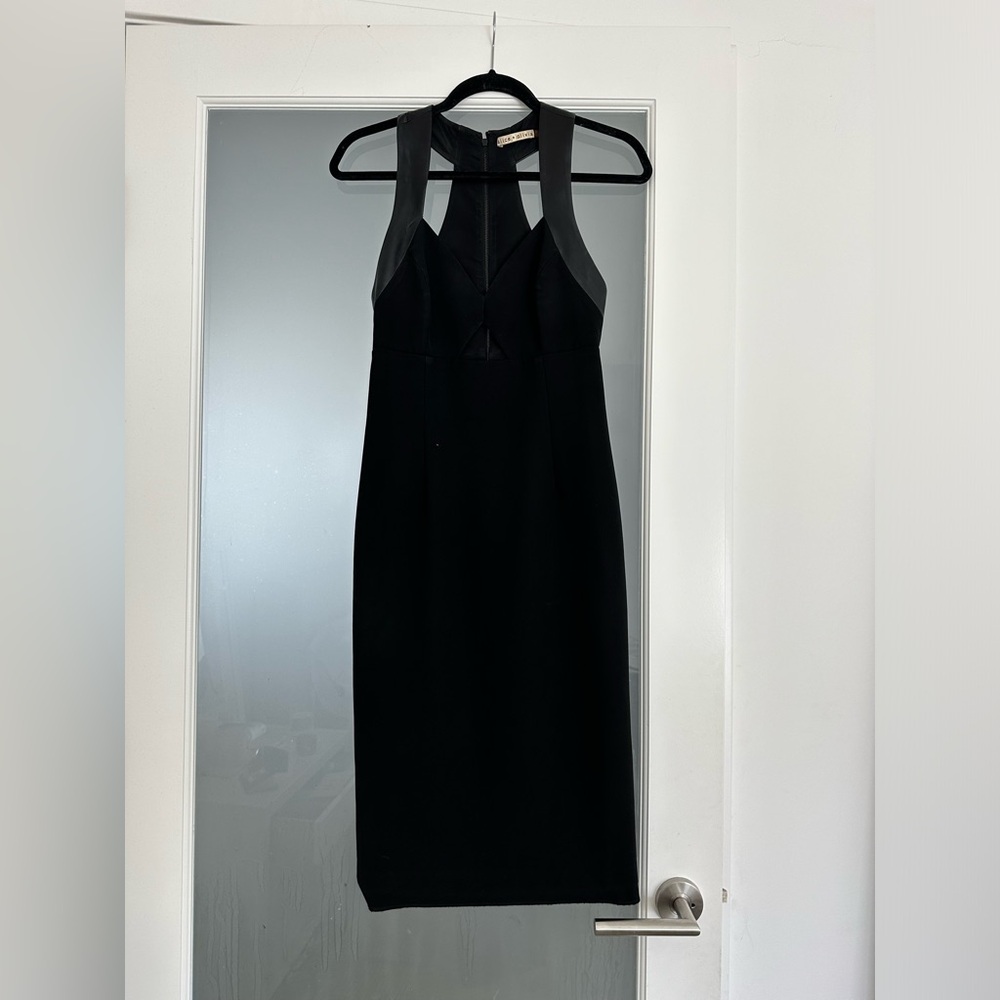 Alice and Olivia black cocktail dress